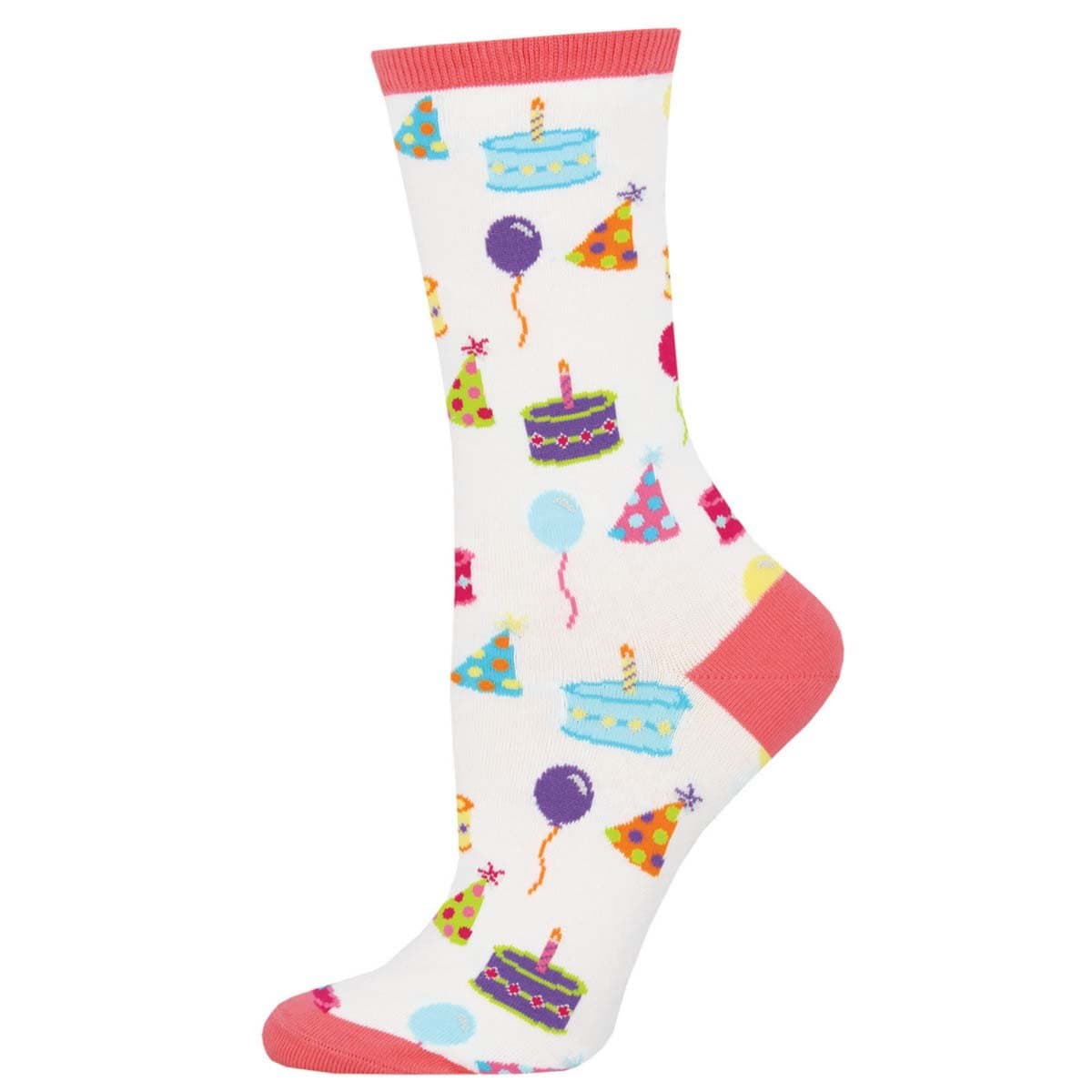Happy Birthday To You Women's Crew Sock Ivory