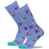Healthcare Superhero Sock Crew Socks Blue / Men's