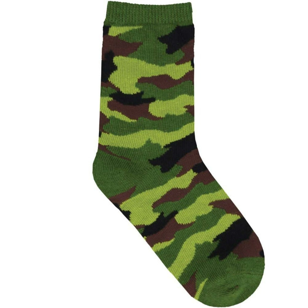 Hide And Seek Crew Sock 4-7 / Camo