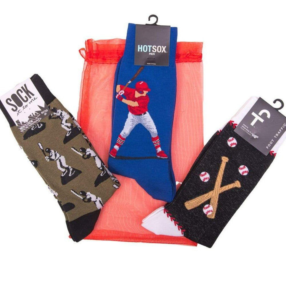 Home Run Baseball Gift Bag For Him Multi