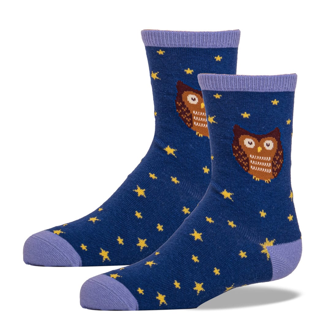 Hoots The Cutest Crew Sock John's Crazy Socks