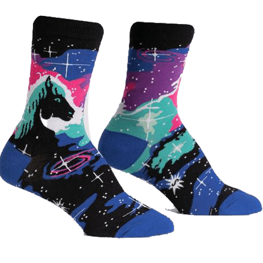 Horsehead Nebula Women&#39;s Crew Socks Black