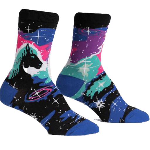 Horsehead Nebula Women's Crew Socks Black