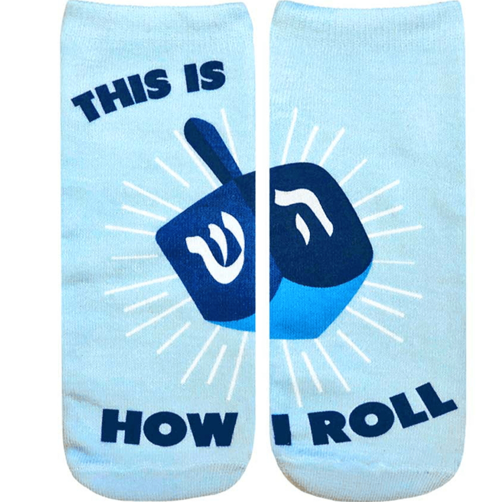 How I Roll Ankle Socks Blue