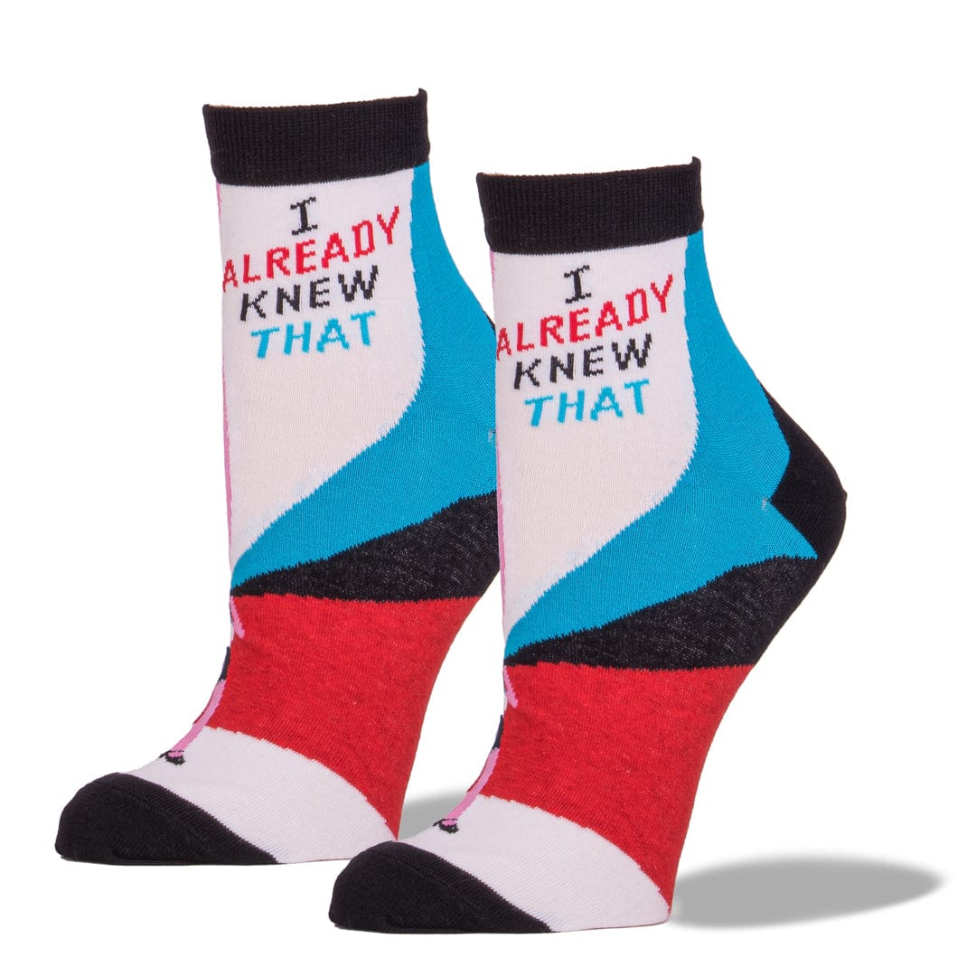 I Already Knew That Women's Ankle Sock Ivory