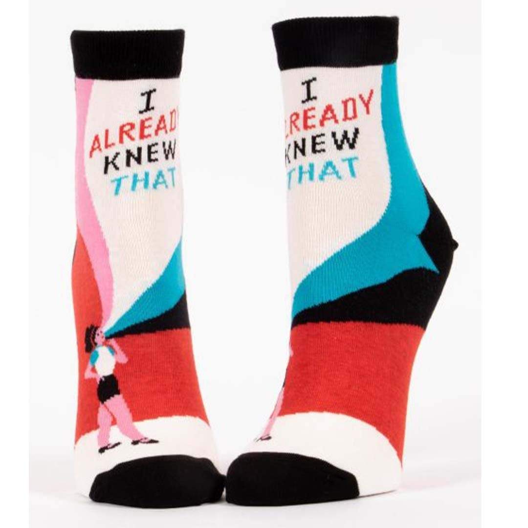 I Already Knew That Women's Ankle Sock Ivory