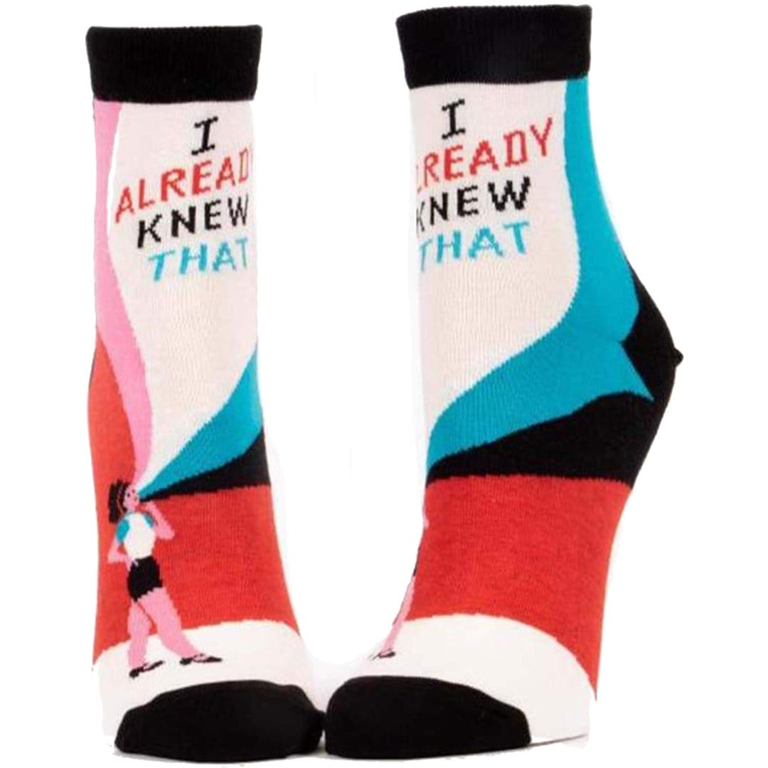 I Already Knew That Women's Ankle Sock Ivory