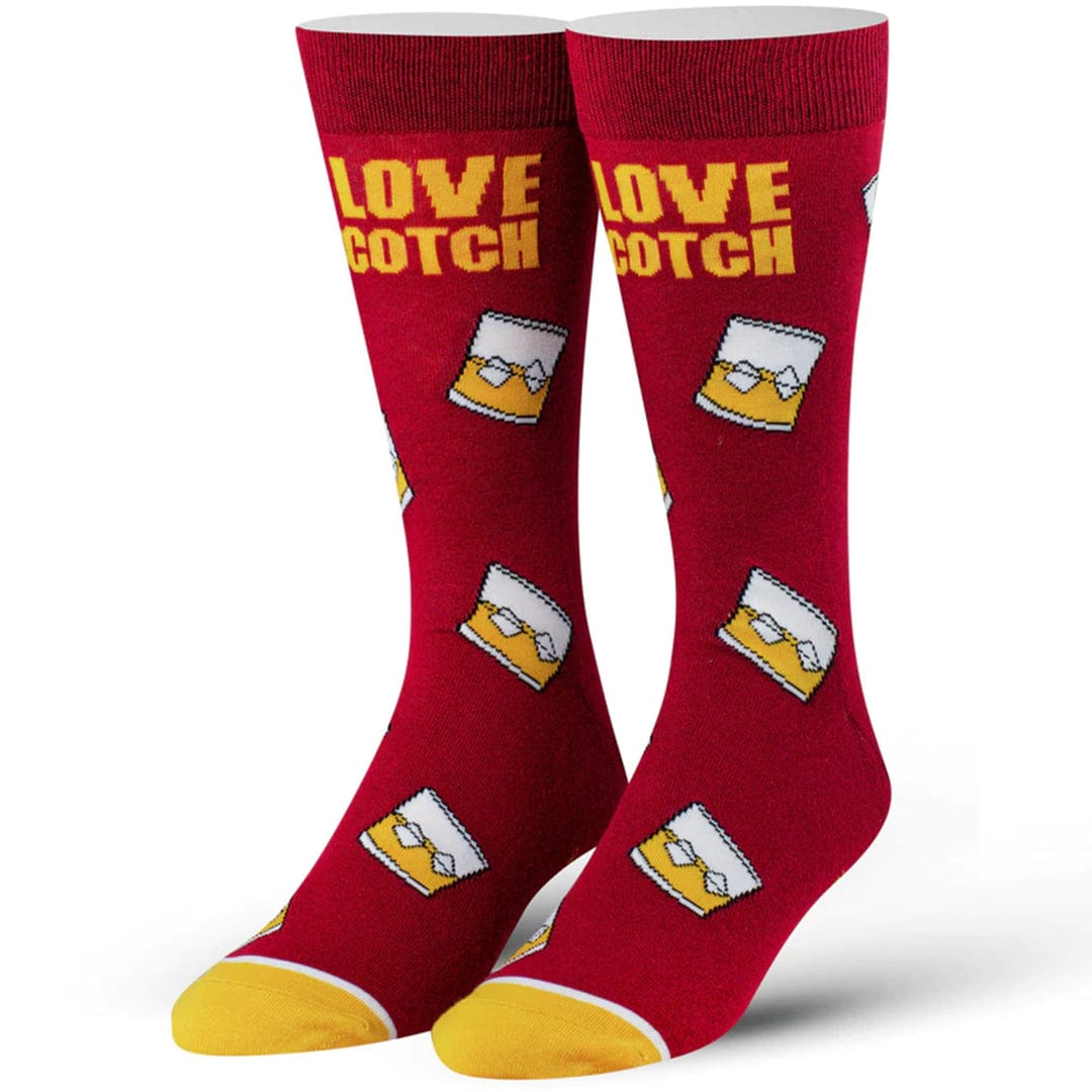 I Love Scotch Men's Crew Socks Multi