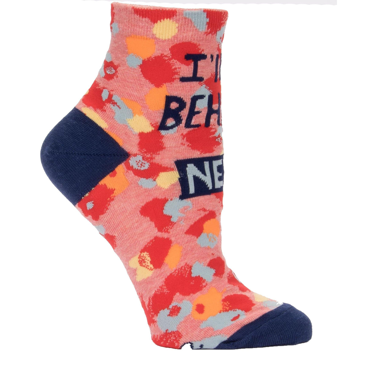 I&#39;ll Behave Never  Women&#39;s Ankle Sock pink