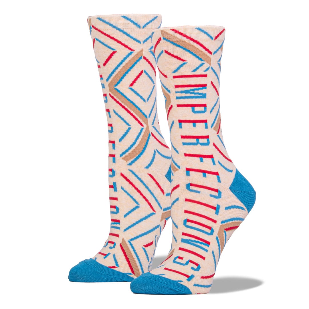 Imperfectionist Women's Crew Socks Ivory