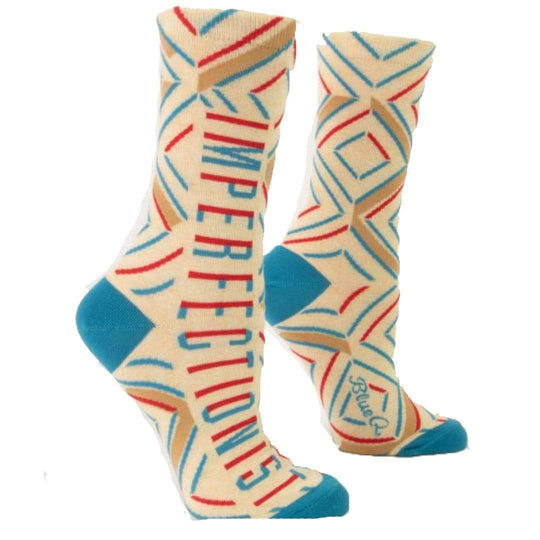 Imperfectionist Women's Crew Socks Ivory