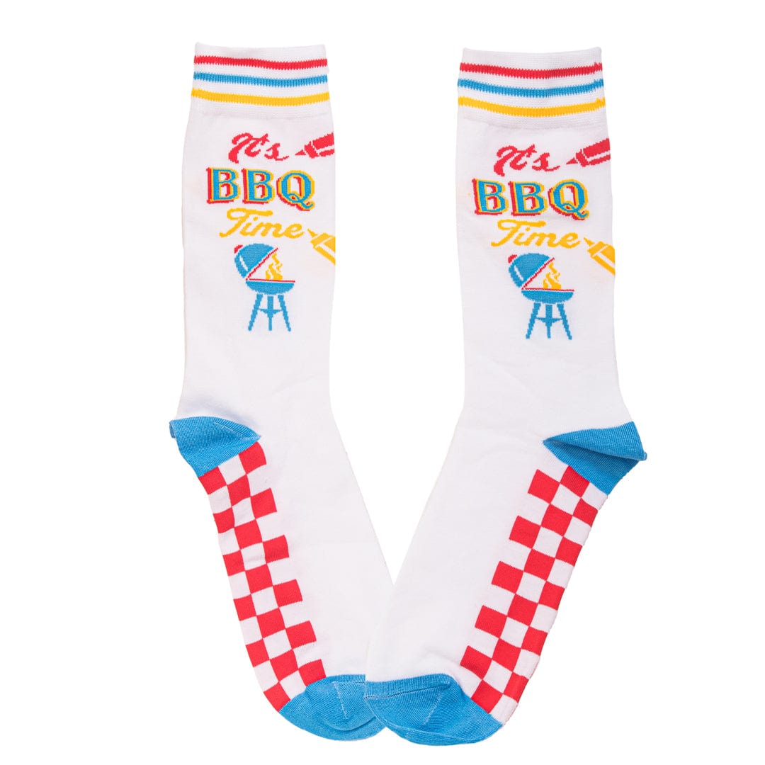 It’s BBQ Time Crew Sock