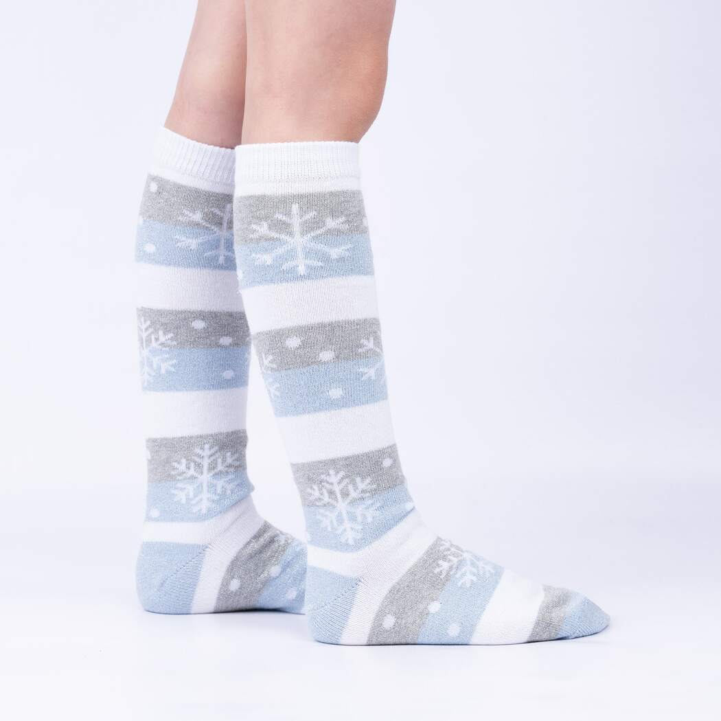 Everyone Is Unique Junior Knee High Socks White