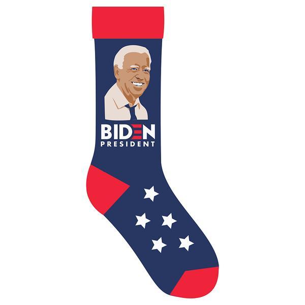 Biden For President Socks Unisex Crew Sock blue
