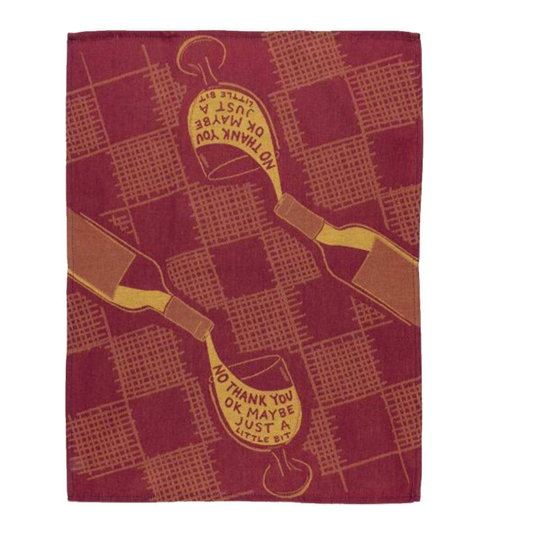 Just A Little Bit Dish Towel Red