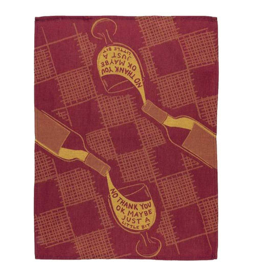 Just A Little Bit Dish Towel Red