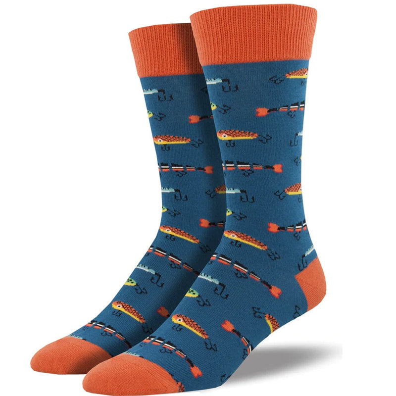 Just Fishin' Men's Crew Socks