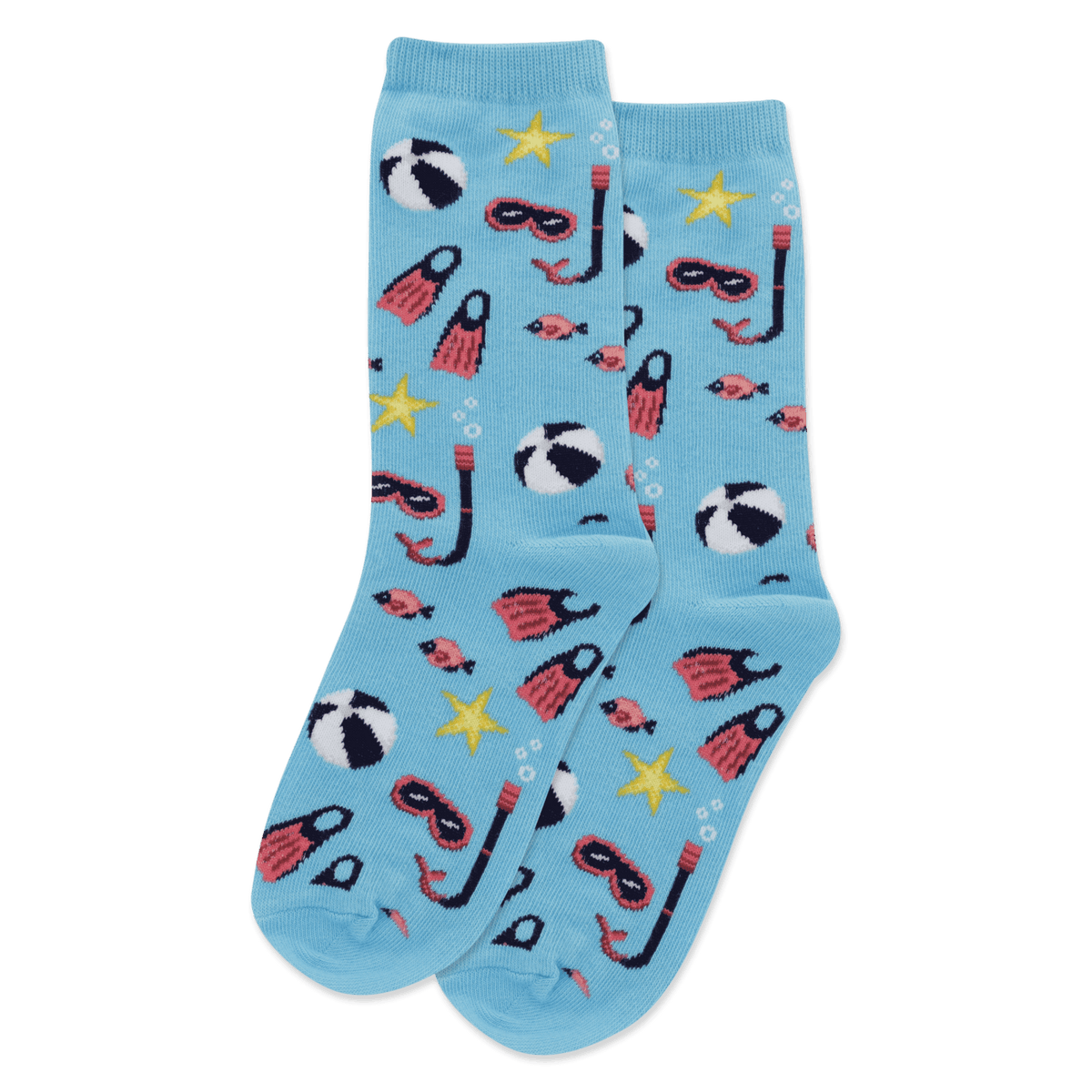 Snorkel Kids Crew Sock Blue