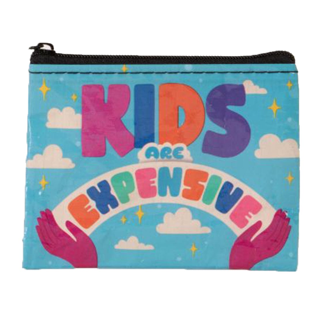 Kids Are Expensive Coin Purse Blue