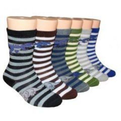 Children&#39;s Dinosaur Socks for Ages 2-5 - 3 pack Multi