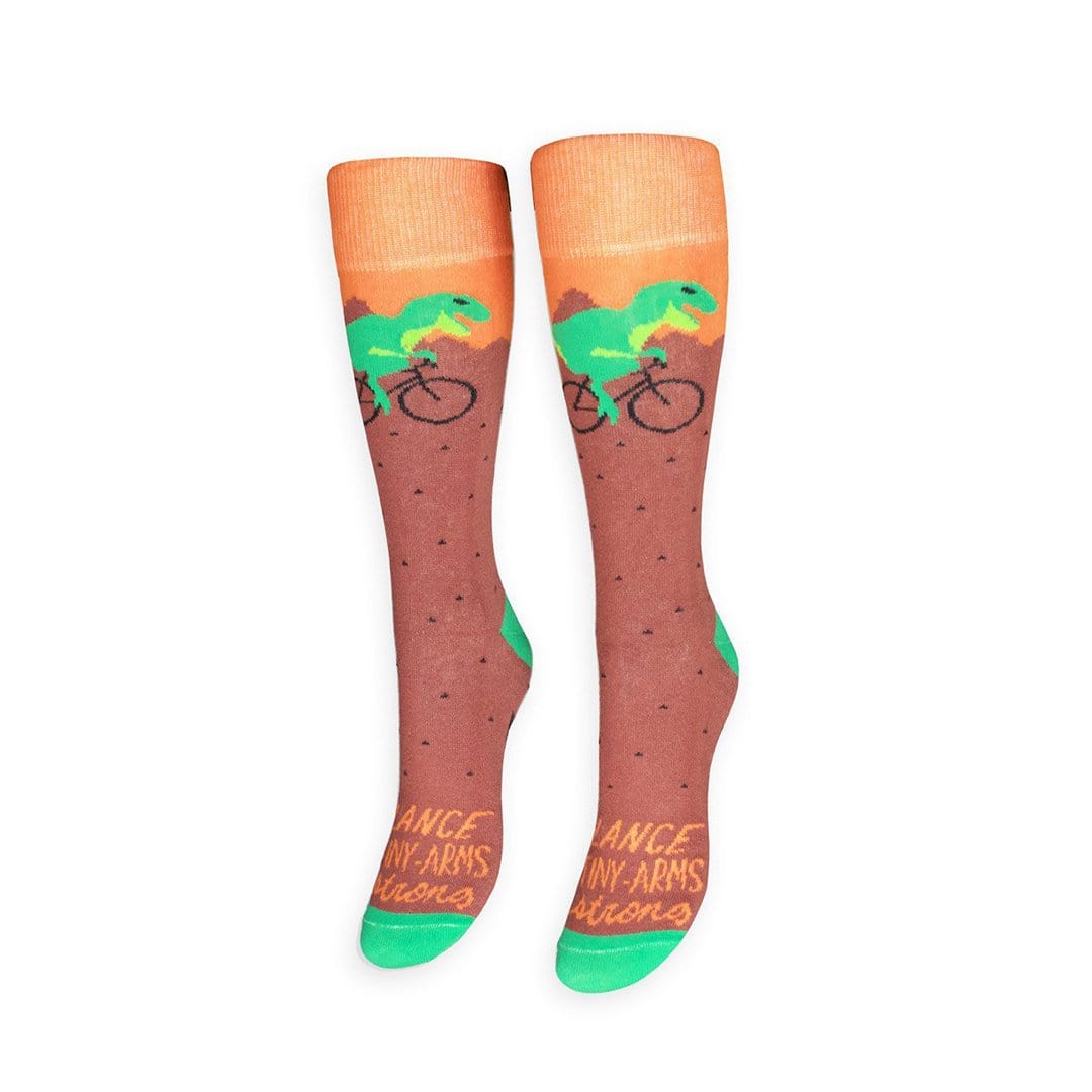 Lance Tiny-Arms Strong Socks Unisex Crew Sock brown