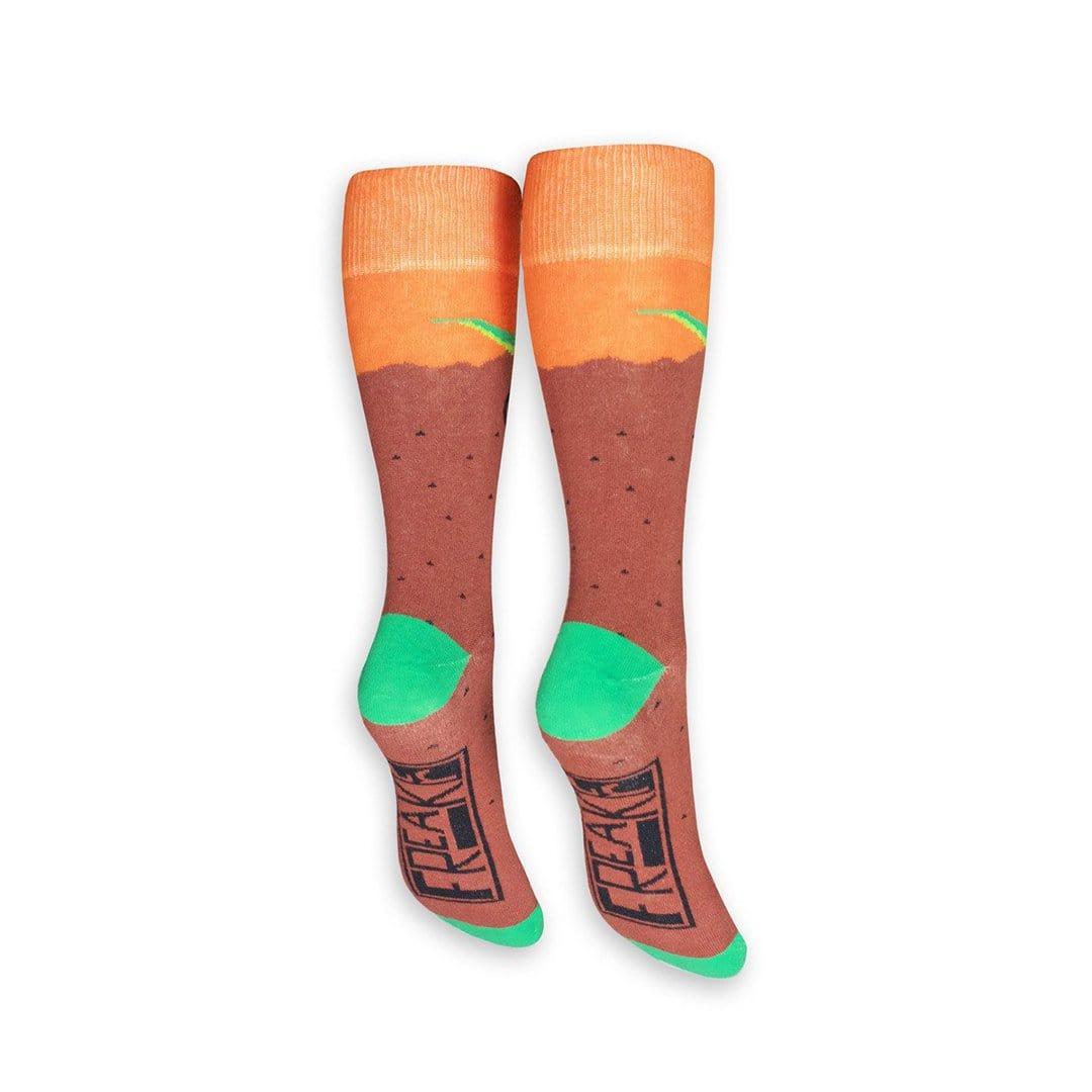 Lance Tiny-Arms Strong Socks Unisex Crew Sock brown