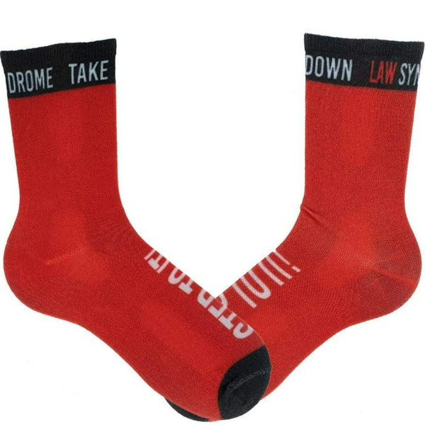 Law Syndrome Socks Red Johns Crazy Socks