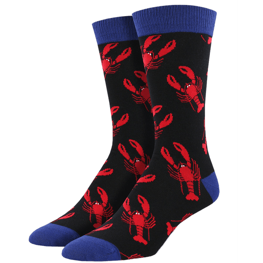 Lobster Men's Crew Sock Black