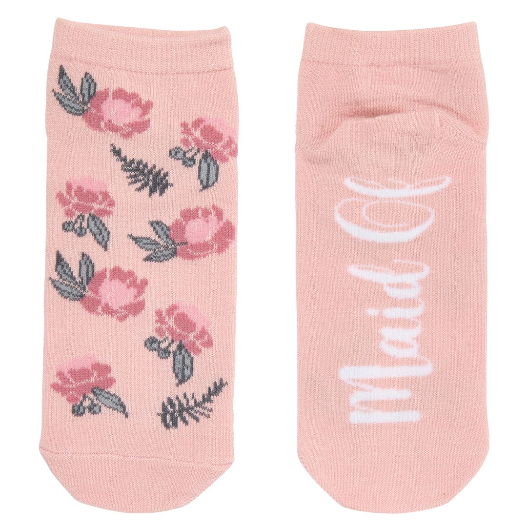 Maid Of Honor No Show Socks Pink