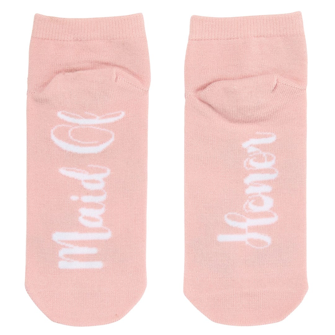 Maid Of Honor No Show Socks Pink