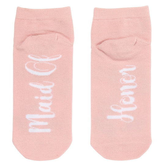Maid Of Honor No Show Socks Pink