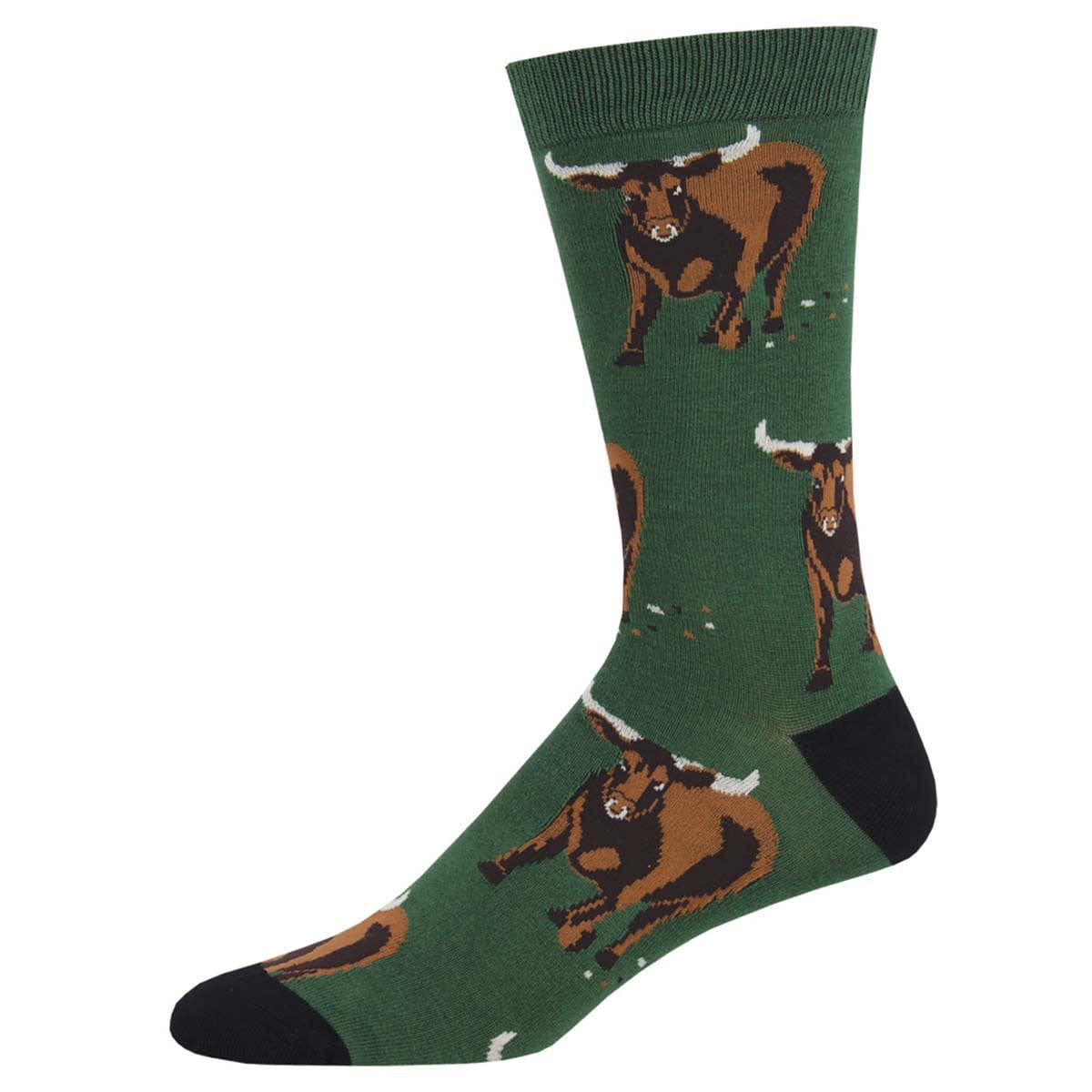 Bull Men's Crew Socks Green