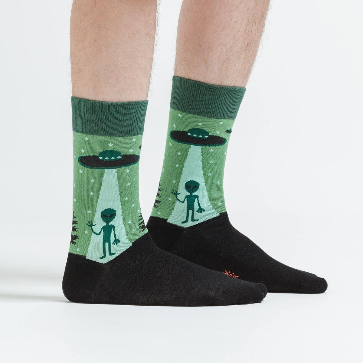 I Believe Socks Men’s Crew Sock Green