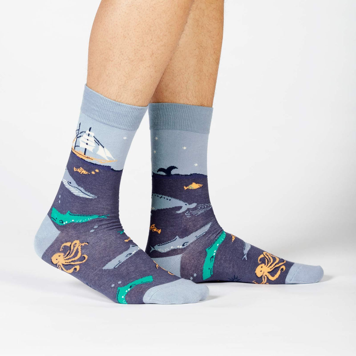 Sea Voyage Socks -Men’s Crew Sock