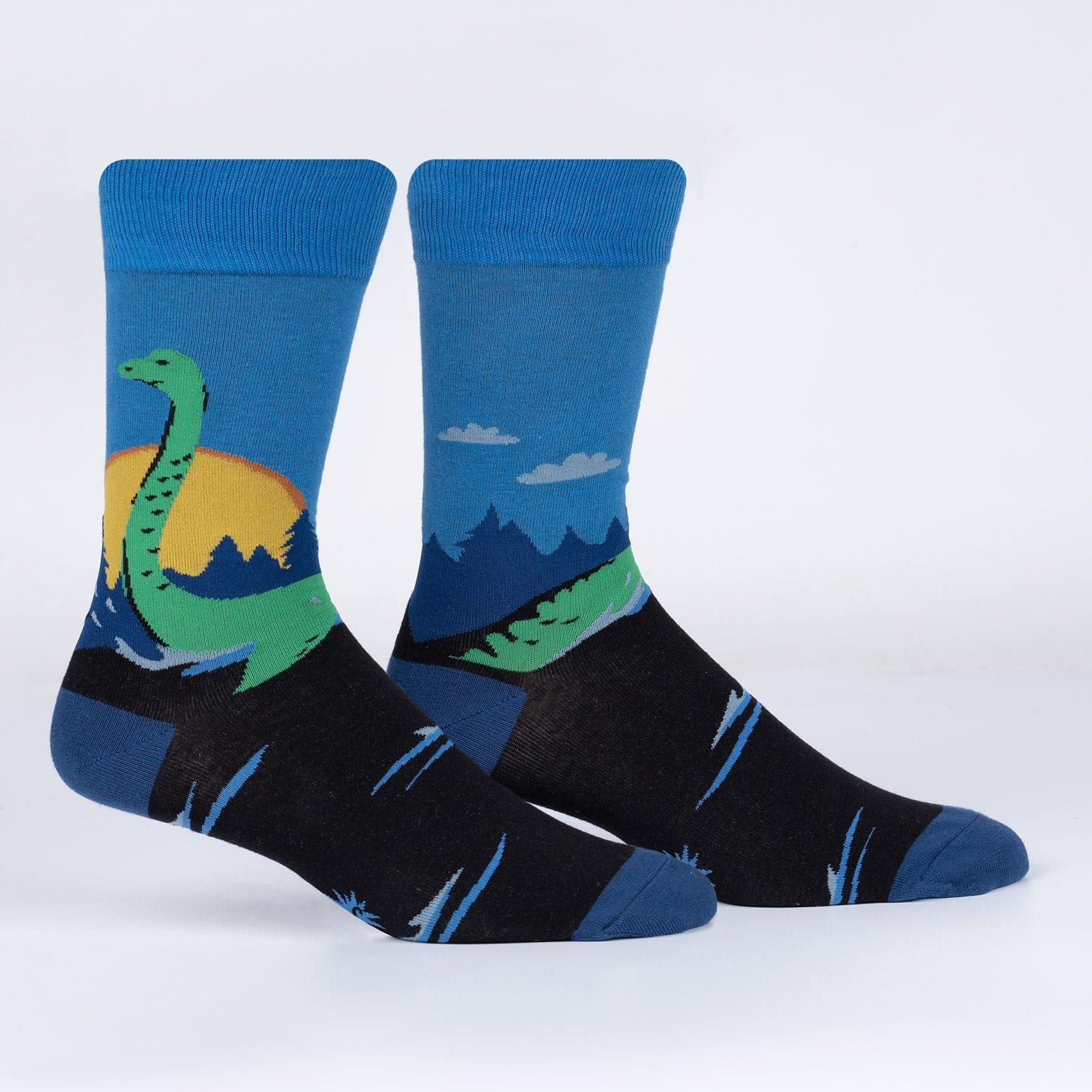 Loch Ness Men's Crew Socks Blue