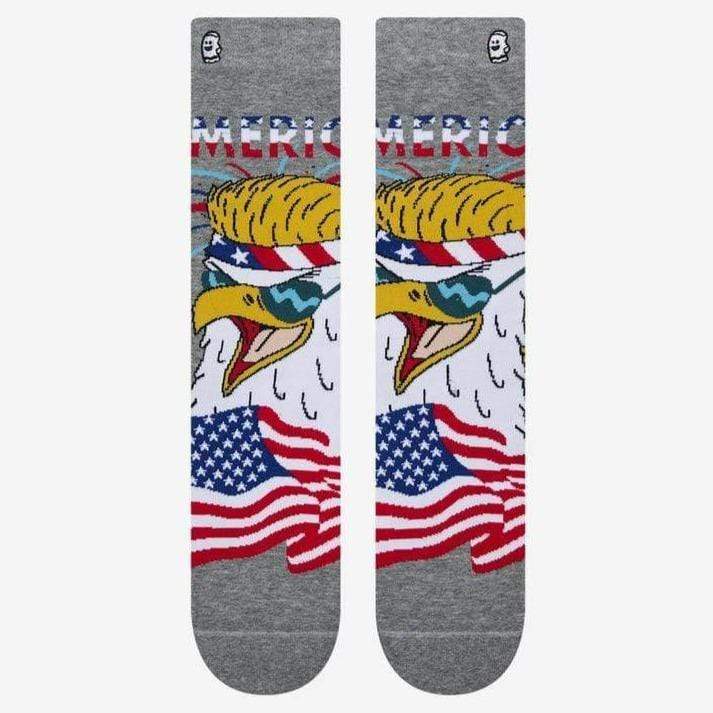 'Merica Crew Sock Men's / Grey