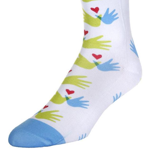 William Syndrome Awareness Crew Socks One Size Fits Most