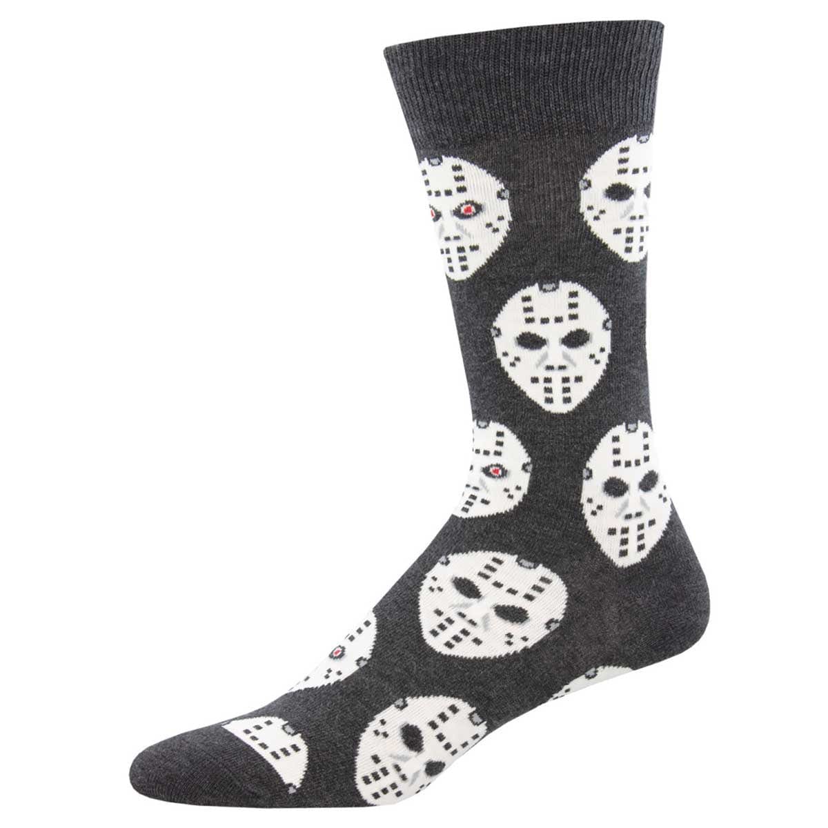 Face Off Men's Crew Socks Black