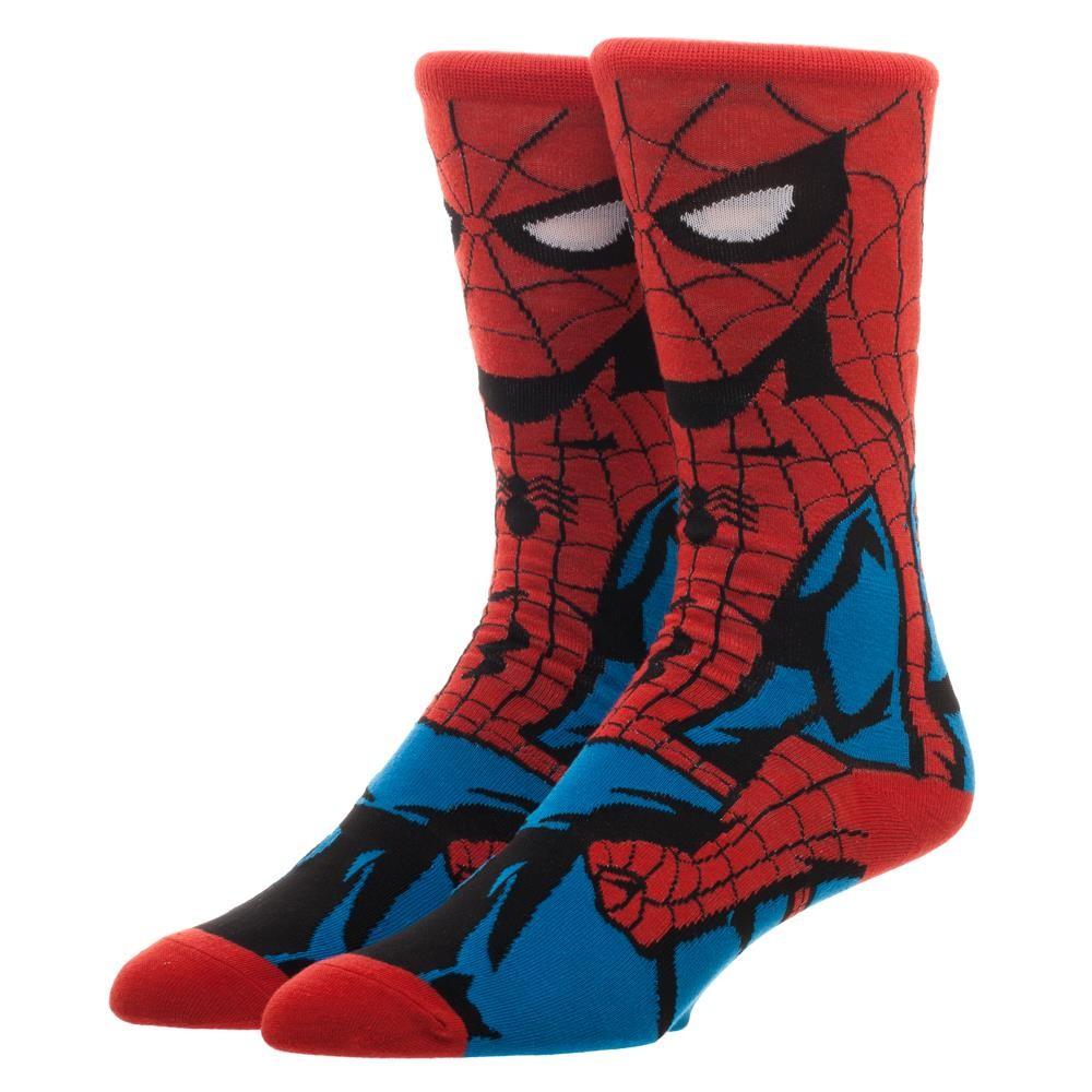 Marvel Spiderman 360 Crew Sock Red