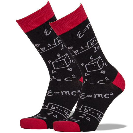 Math Socks Men’s Crew Sock Black