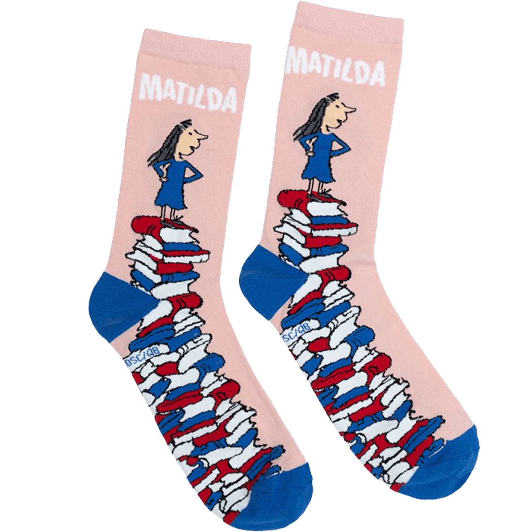 Matilda Crew Socks Pink