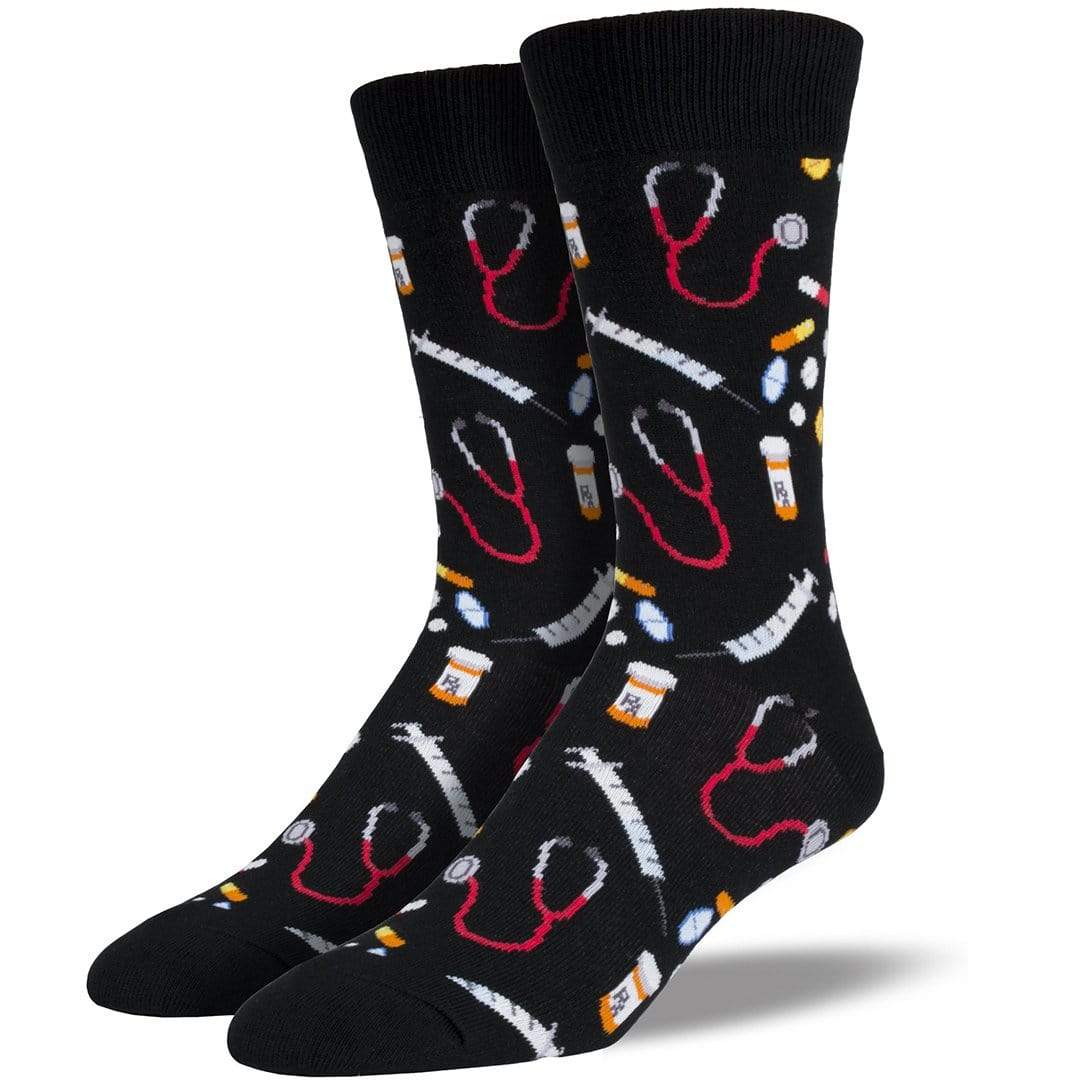 Meds Crew Sock Men's / Black
