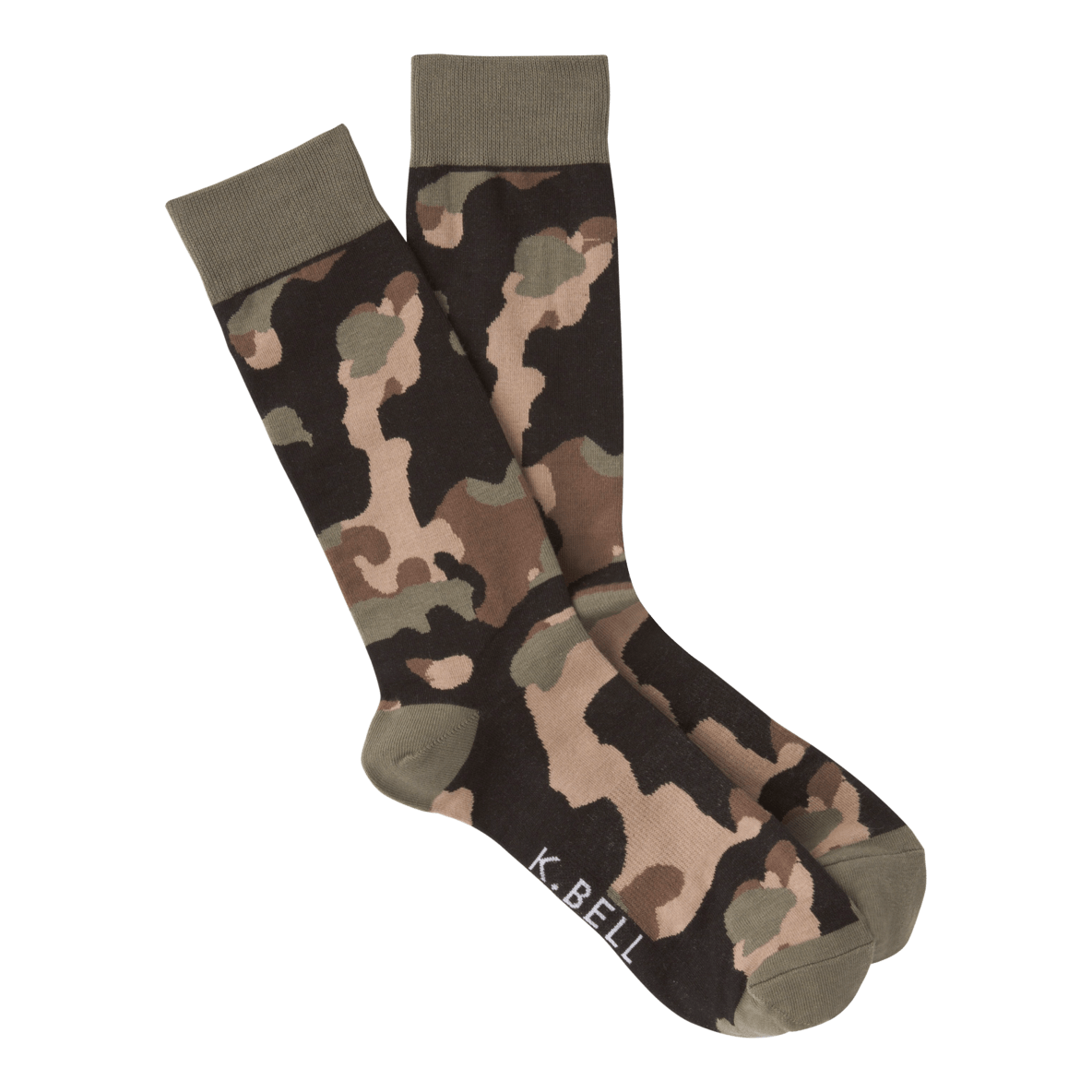 Camouflage Socks Crew Socks for Men Johns Crazy Socks