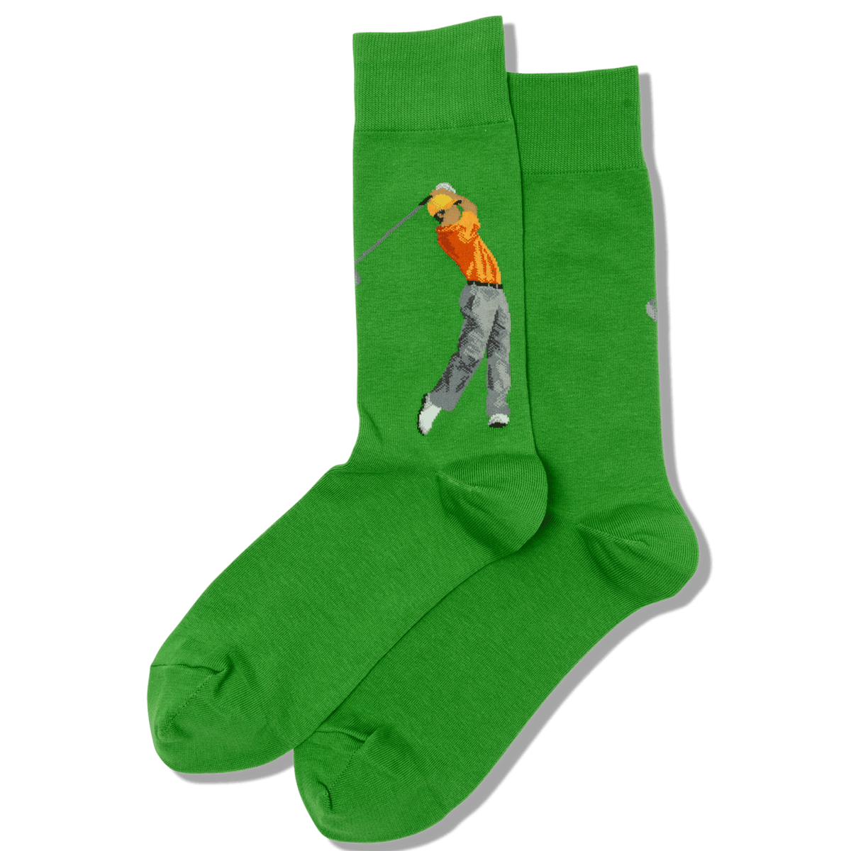 Men&#39;s Golfer Crew Socks Green