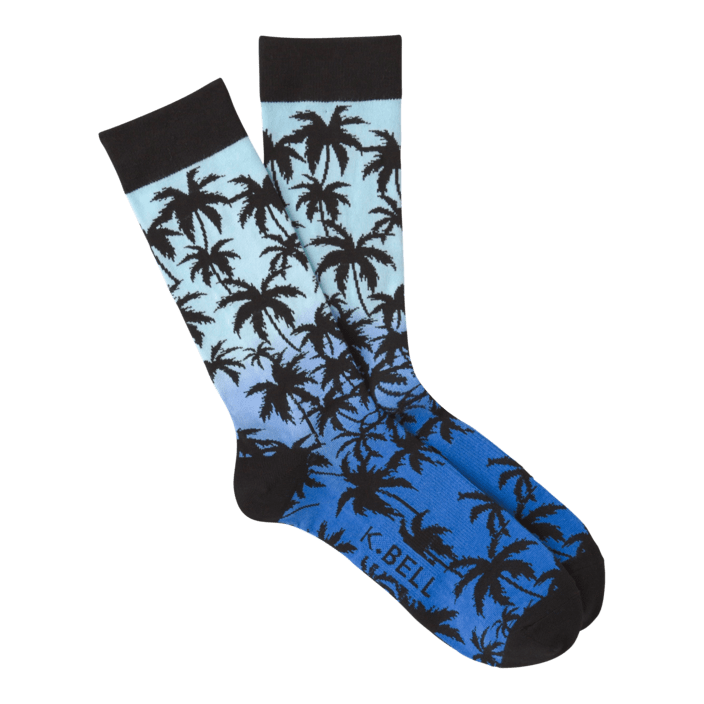 Palm Men&#39;s Crew Socks Blue