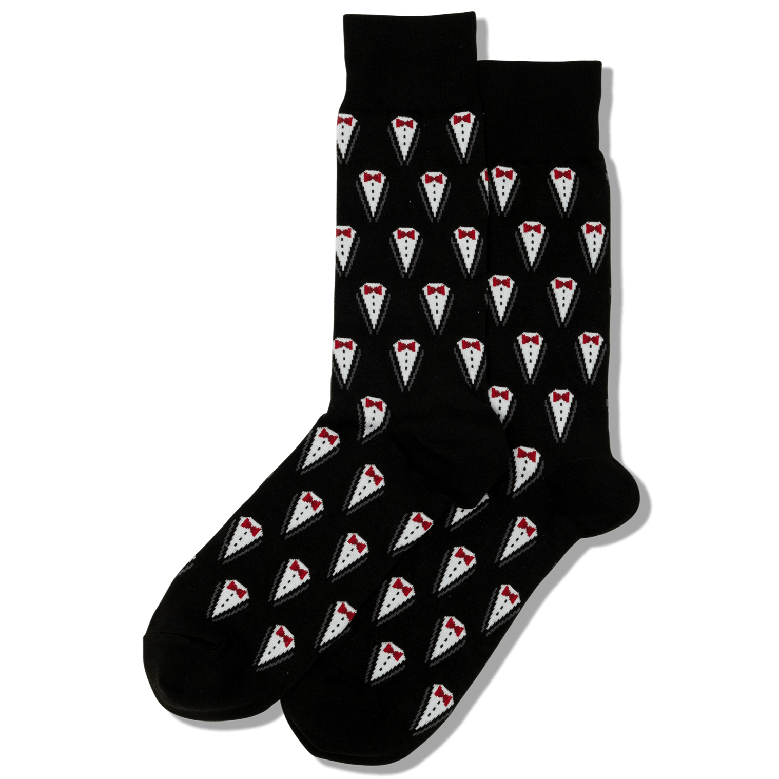 Men's Tuxedo Crew Socks Black
