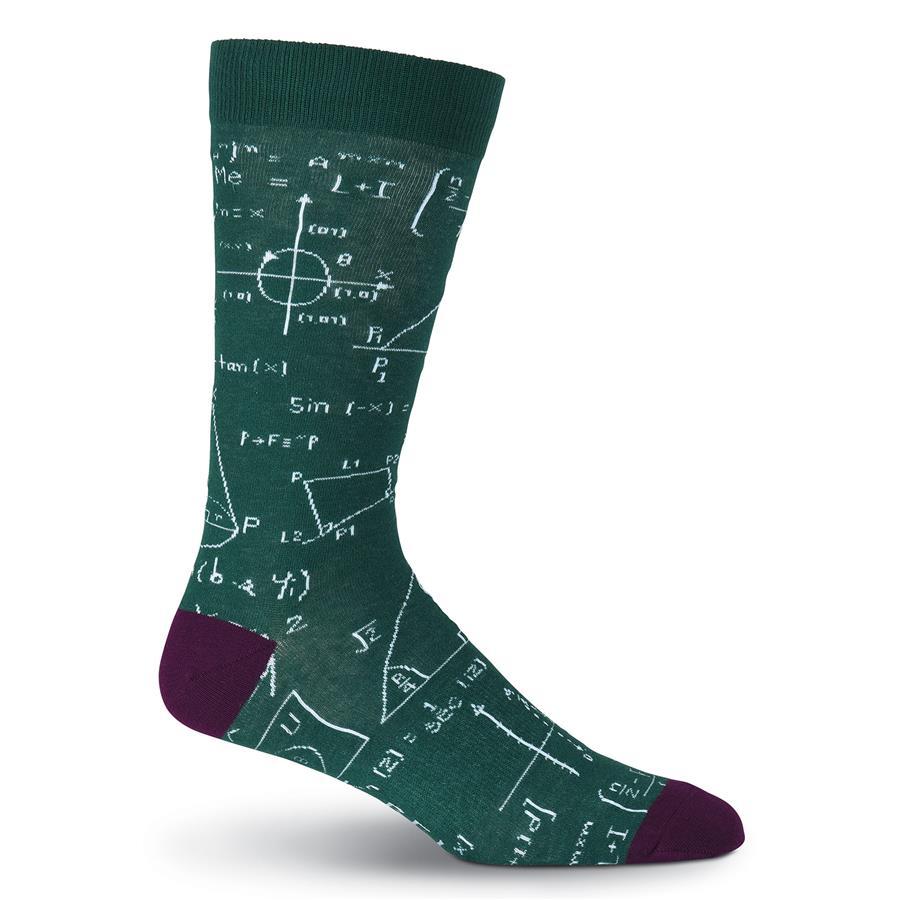 Equations Socks Men’s Crew Sock Green