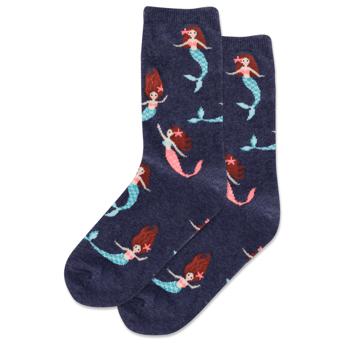 Mermaid Kids Crew Sock Blue