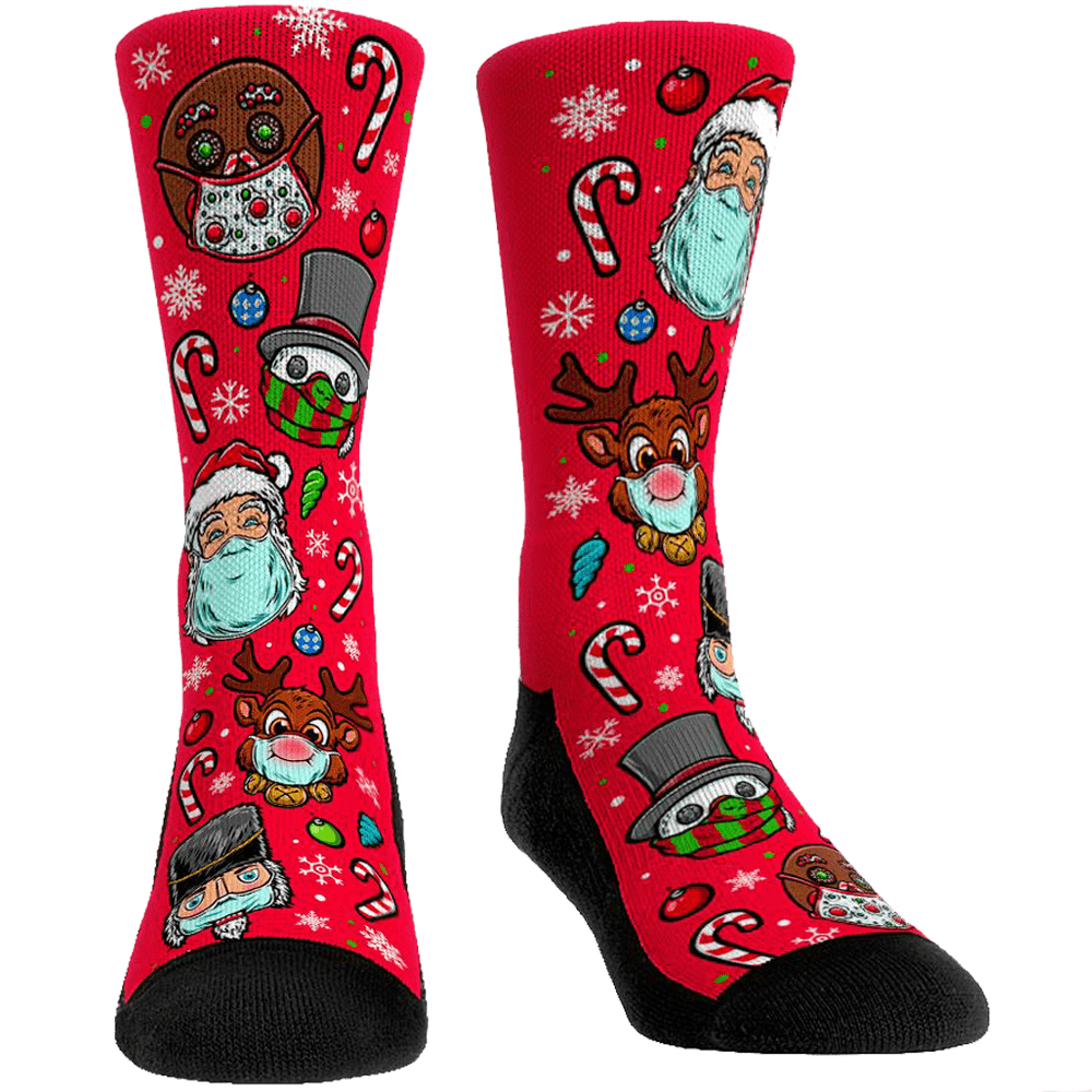 Merry Xmask Men's Crew Socks