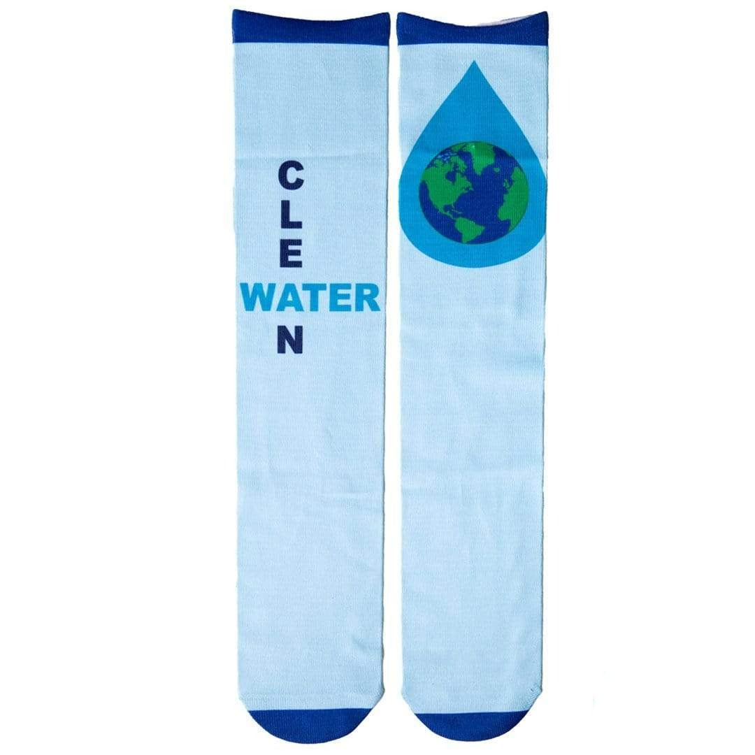 Microsoft "Water1st" Charity Sock Light Blue